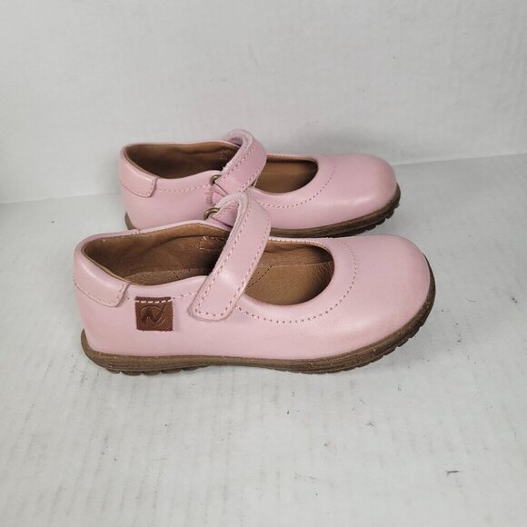 Naturnino Girls Pink Dressy Formal Toddler Mary Jane Hook & Eye Shoes Size 24 - Picture 1 of 6
